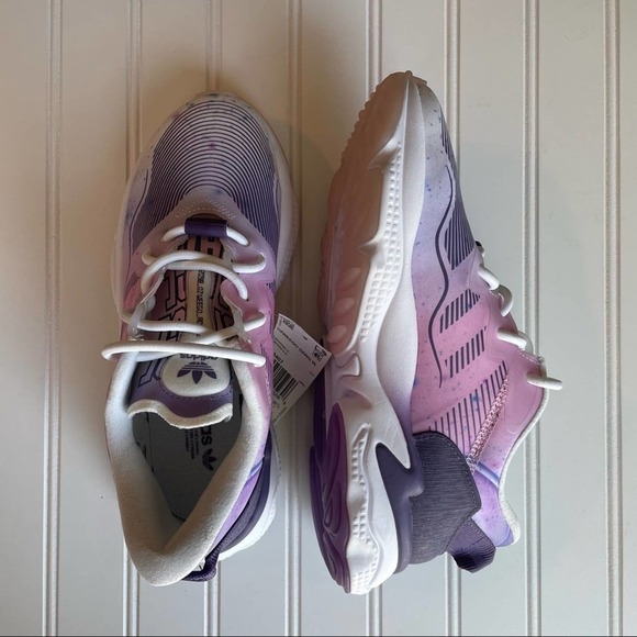 Adidas Ozweego Originals Sneaker Shoe Pink Tech Purple Size 7 Rare Stan Smith - Picture 4 of 11